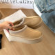 Large Quantity in Stock Wholesale Low-Top Tazz Woven Gigi Thick-Soled Ethnic Style Cotton Slippers Warm Snow Boots Cross-Border