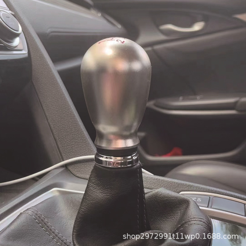 Car Universal 5-gear 6-gear manual gear shift head new drop-shaped personalized gear aluminum alloy modified stick head