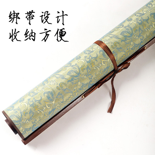 3-meter long thin gold body Thousand-Character Wen Shui writing cloth copy practice brush calligraphy scroll water writing cloth set