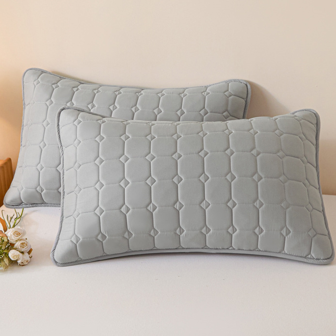 Funda de almohada anti-aceite para la cabeza 48X74 Funda de almohada anti-saliva y sucia Un par de funda de revestimiento de núcleo de almohada capa de aislamiento anti-sudor