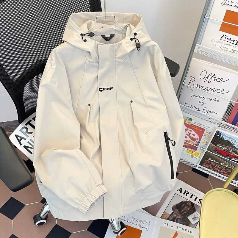 Cross-border American-style functional workwear jacket for men, spring and autumn outdoor casual jacket, trendy loose-fitting mountaineering coat Cross-border American-style functional workwear jacket for men, spring and autumn outdoor casual jacket, trendy loose-fitting mountaineering coat