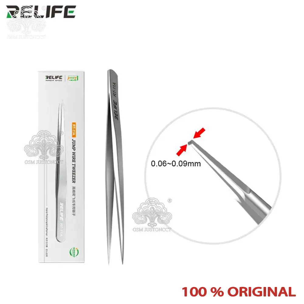 Антистатический пинцет Xinxun из нержавеющей стали с острым коленом и круглой головкой прецизионные электронные компоненты для сварки многоцелевой зажим для пинцета