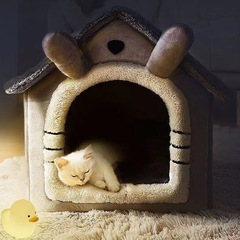 猫の巣の犬の巣の暖かいペットの巣の猫の家のマットの犬の巣の四季の通用の保温の大きい空間は国境を越えて卸売りします。