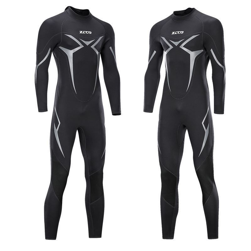 new pattern A diving suit Conjoined 3mmZCCO keep warm wear-resisting Cold proof Wetsuit Winter Swimming Swimsuit SCR