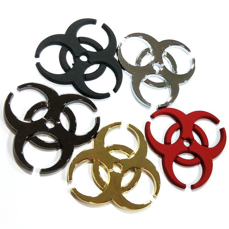 生化危机金属车贴 保护伞生化品改装血族车身贴标 侧标 车尾标