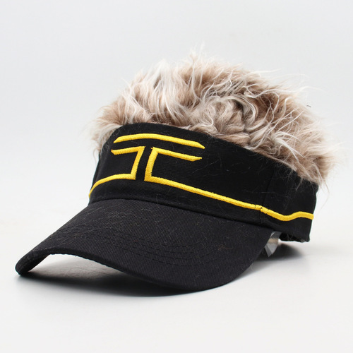 AliExpress Cross-Border Wigs Baseball Cap Men's European & American Streetwear Trendy Snapback Performance Hip-Hop Sun Hat