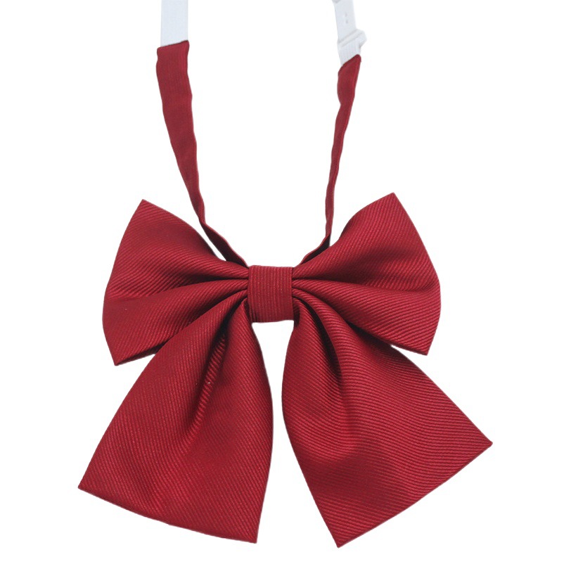 Directo de fábrica sarga color sólido pajarita boxeador flor profesional trabajo coreano casual JK pajarita mujeres arco