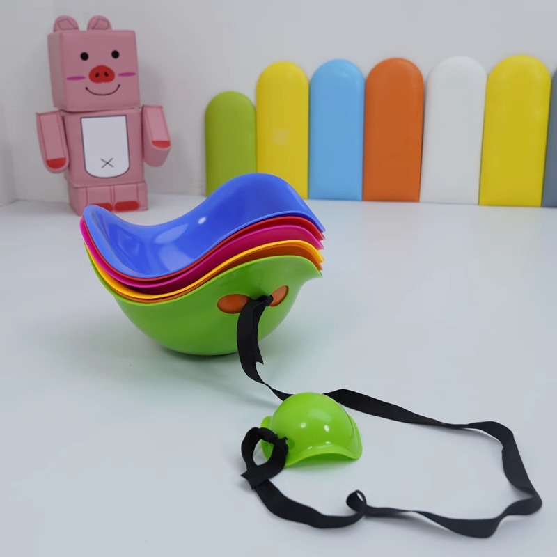 Jardín de infantes de cangrejos de cuervo entrenamiento sensorial de cangrejos de espalda niños vestibular gran disco giratorio juguetes de equilibrio al aire libre