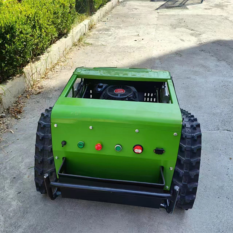 小型无线遥控割草机履带除草机果园行道碎草机可原地转向