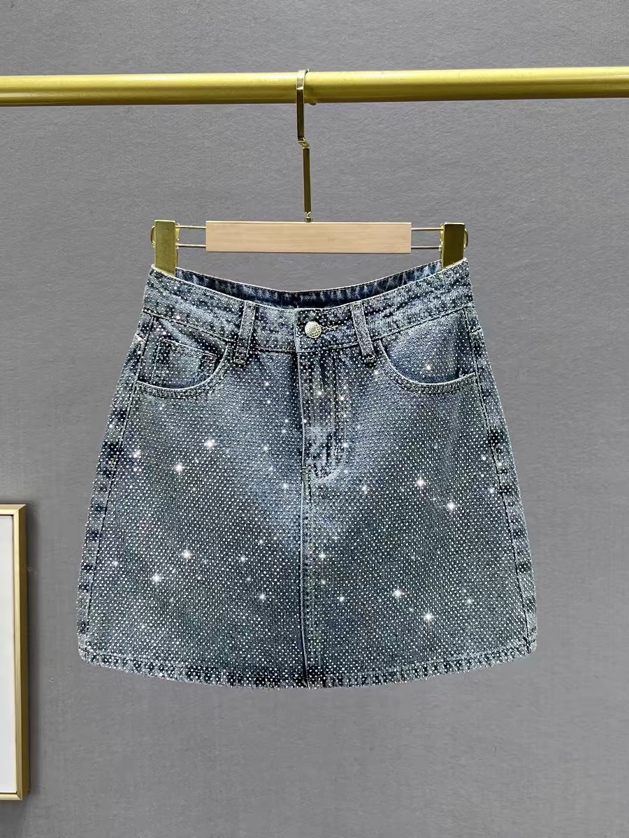 summer denim skirt