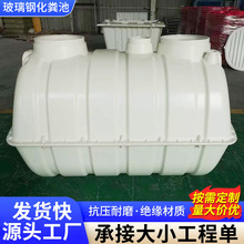 玻璃钢净化槽二八式化粪池模压三格式化粪池分散式净化槽厂家批发