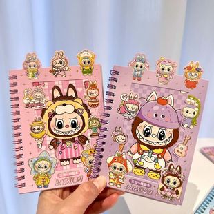 Cute Labubu Series Cartoon Cute Stickers Children's Cute Creative Stickers Handbook Material Sticker Book
