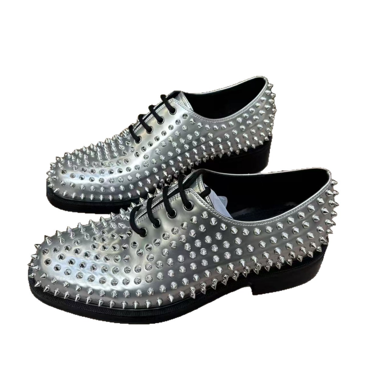 Heren business instappers van leer met studs voor bruiloften_voghion.com