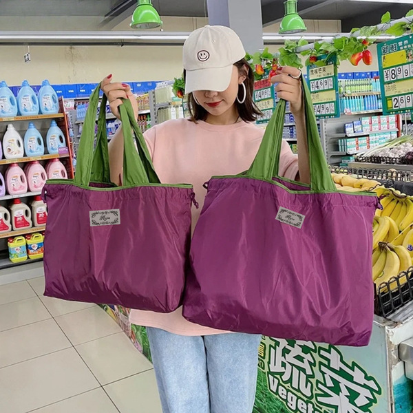 big folding handheld shopping bag