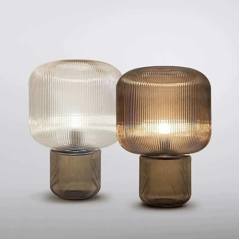 Дизайнерские светильники, настольная лампа с LED-стеклом для гостиной и спальни, стиль light luxury, тренд сезона