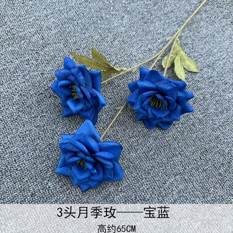 3 flores de luna de luna imitación de flores de luna de luna decoración de bodas de hotel