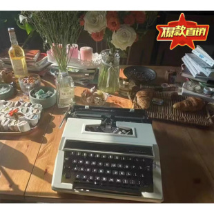 Handheld Hero Brand Typewriter Typewriter Retro English Nostalgic Metal Vintage Machinery