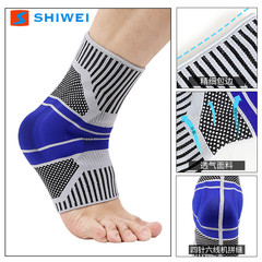 Cross-border Amazon new model knitting sports ankle support silicone non-slip massage ankle high elasticity breathable