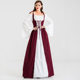2025 Cross-border European and American Amazon Halloween Series Medieval Court Style Sweet dress Stitching Clothes