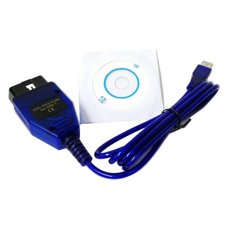 KKL VAG-COM для 409.1 Фольксваген Audi инспекционный кабель vag 409.1 USB OBD2 CH340