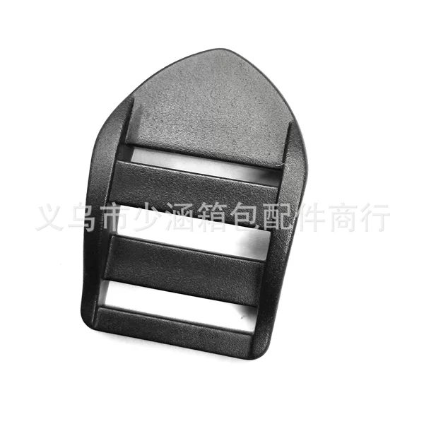 Factory inner diameter 25mm plastic backpack accessories trapezoidal four-block buckle schoolbag backpack webbing adjustment buckle supply