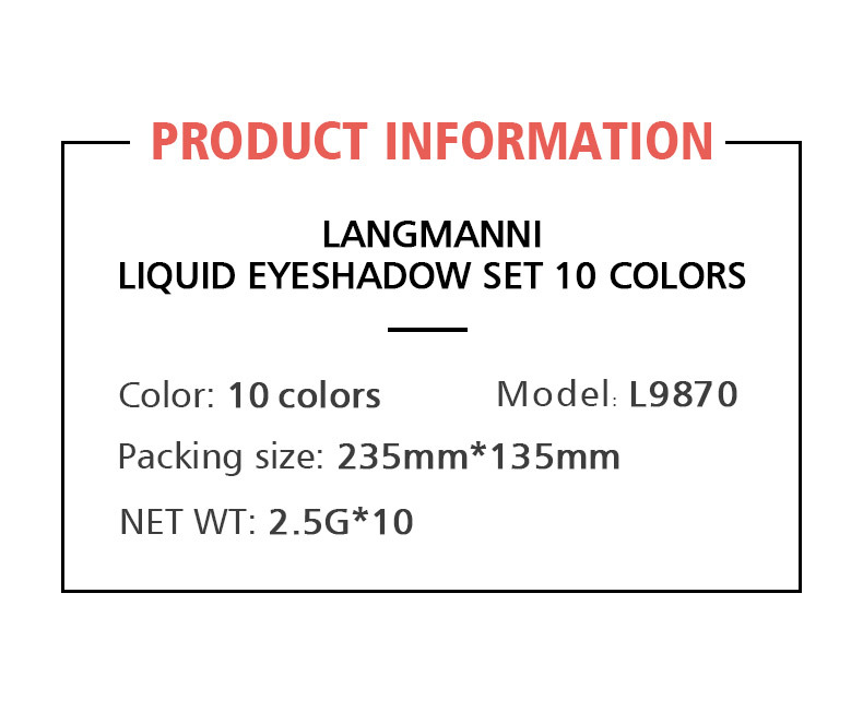 Langmanni Ten Diamond Sparkling Liquid Eyeshadow Set, Psychedelic Pearlescent Eyeshadow Gift Box Application Scenario