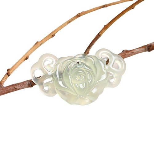 Factory Wholesale: Xiuyu Peony Flower DIY Hairpin, Hollowed-Out Lock Pendant/Jade Plate Charm Accessories