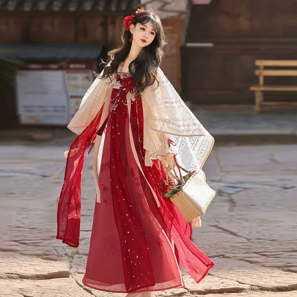 Yimengge Оригинальный Xiaochun Rosi Hanfu женский китайский стиль