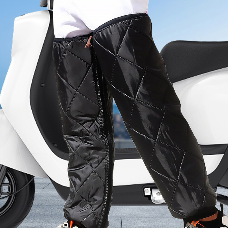 源头电动车加长护膝保暖老寒腿外用女外穿时尚电车挡风护腿摩托车