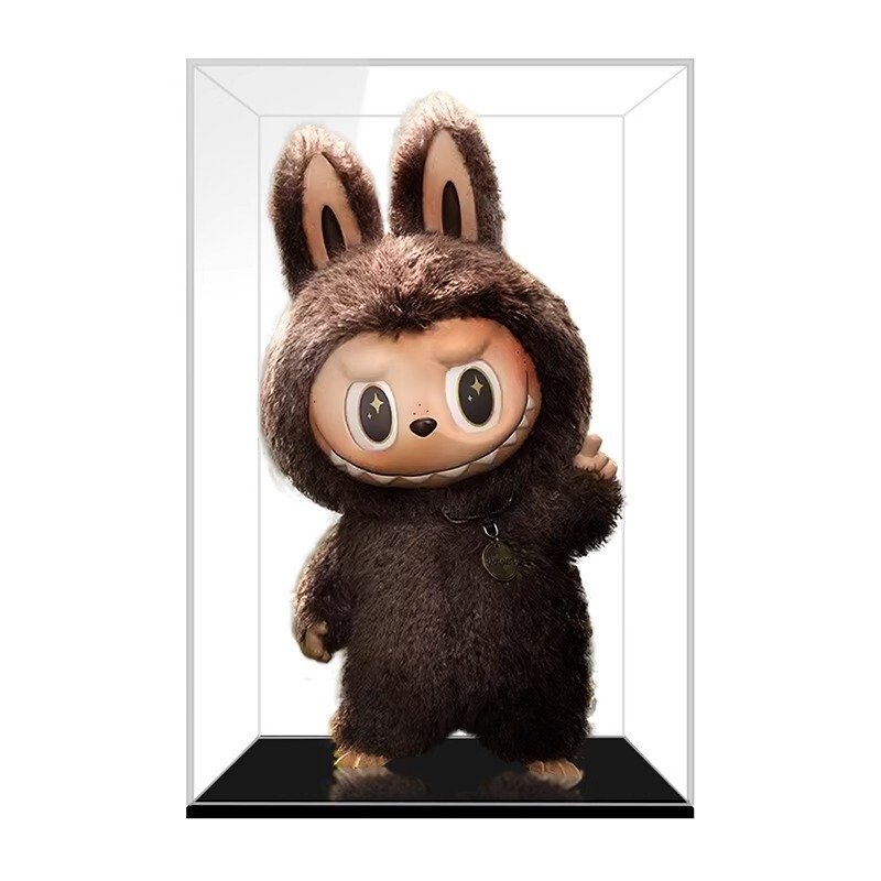 アクリル展示箱は泡マットlabubu陰晴大天使Zimomo大首領公仔防塵を適用する|undefined