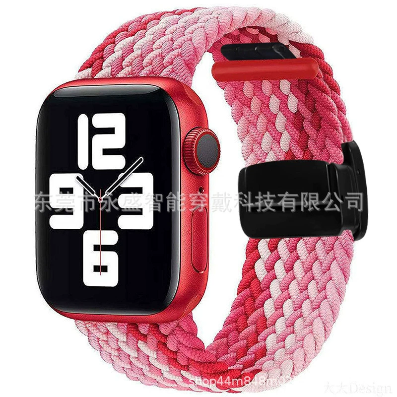 Подходит к браслету на руку Apple Nylon braided watch strap магнитная складная пряжка iwatch23456789 представитель пояс