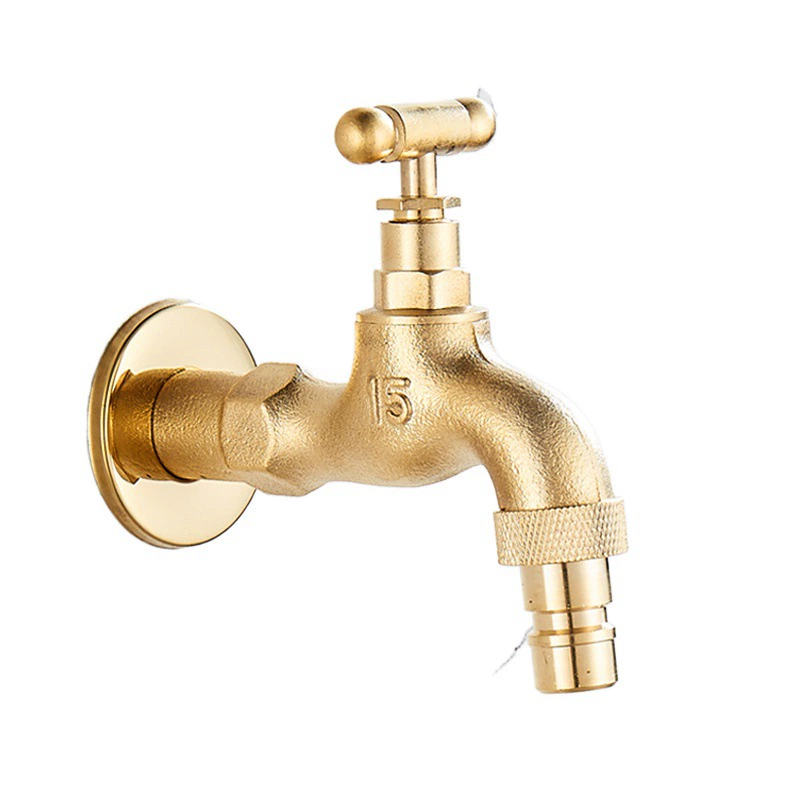 Bonatos belt lock water faucet outdoor outdoor anti -freezing home laundry pacifier 4 points and 6 points quickly open the key water mouth