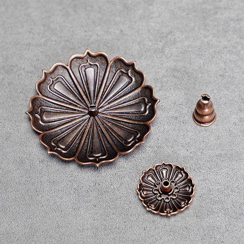 Alloy incense stick incense stick incense stick incense burner incense burner three treasure incense stick lotus incense stick porous incense stick ornaments creative stove