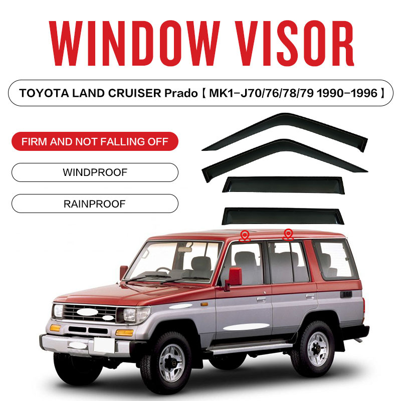 Suitable for Toyota Prado weather shield Land Cruiser Prado Window visor