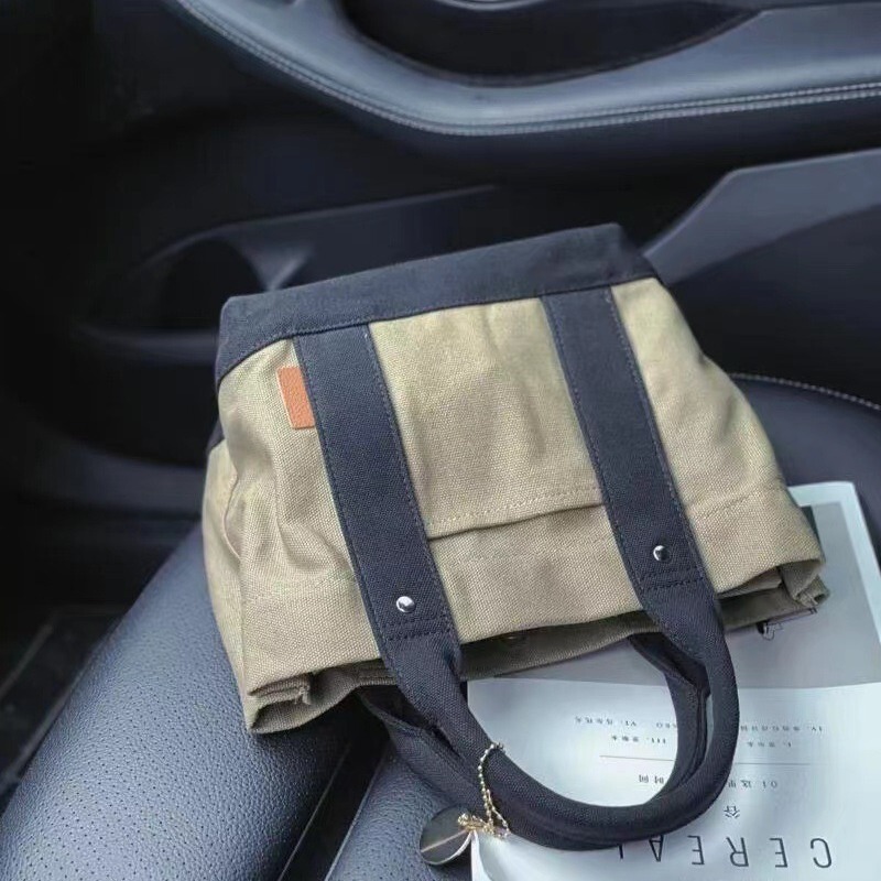 New Cross-Border Multi-Compartment Canvas Bag, Large Capacity Shoulder Bag, Trendy Patchwork Handbag Wholesale New Cross-Border Multi-Compartment Canvas Bag, Large Capacity Shoulder Bag, Trendy Patchwork Handbag Wholesale