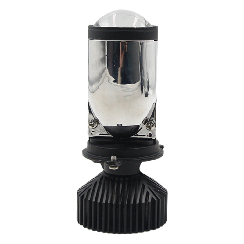 T9 coche LED faro con lente H4 Super brillante foco fuerte luz coche bombilla lejos y cerca de la lámpara integrada doble lente de luz image 1