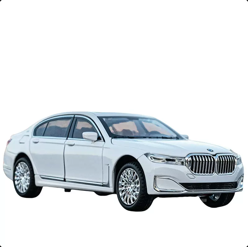 车致1:24宝7系马合金车模仿真760Li汽车模型摆件商务男孩玩具礼物