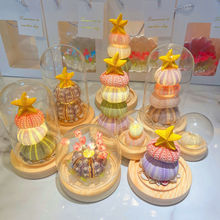 新年春节摆件贝壳diy海胆壳发光小夜灯材料包生日礼物送女友