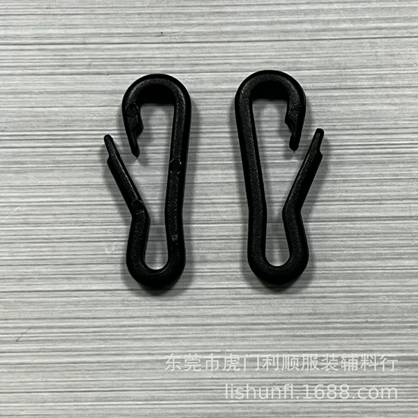 Manufacturer's Spot Plastic 8-character Hat Windproof Small Hook Buckle Glove Anti-lost Hook Question Mark Hook Plastic Hook Buckle