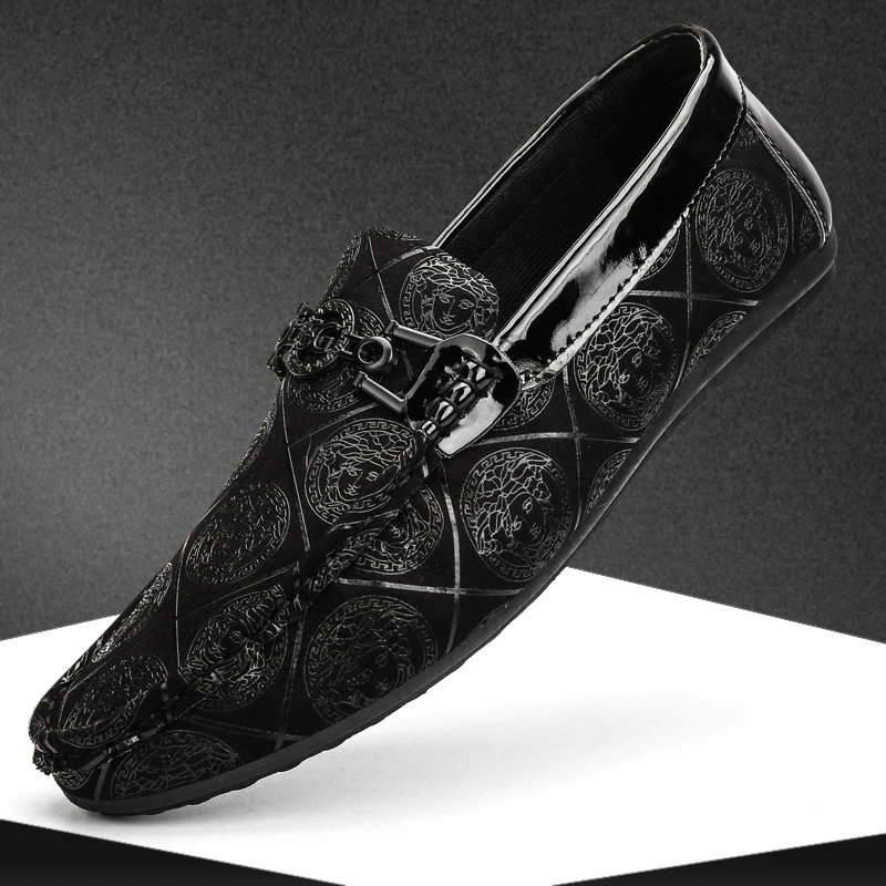 Мужские лоферы европейского стиля, лето 2024, новые низкие универсальные повседневные туфли, мужская обувь для трансграничной торговли