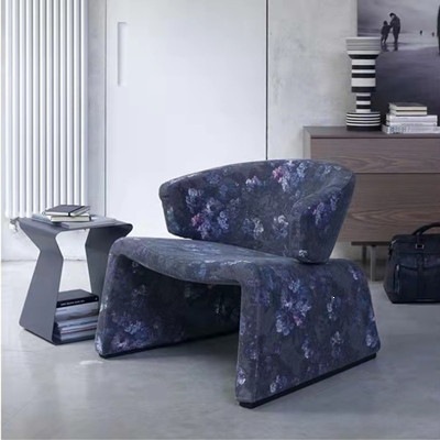 Unique Art Lazy Designer Italian Minimalist Sofa Chair Modern Simple Living Room Leisure Single Creative White