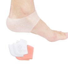 跨境熱銷硅膠后跟保護套緩解足跟疼痛足跟套柔軟防裂套保濕足跟墊