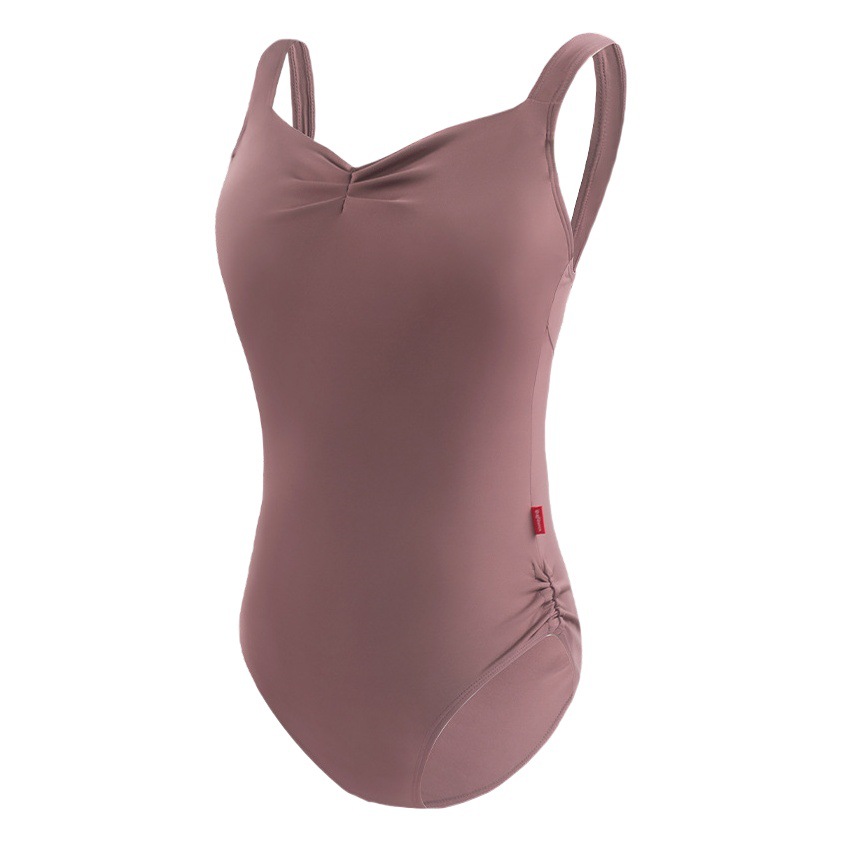 Ropa de danza clásica para adultos ropa de práctica de rima corporal mujer primavera y verano nylon danza étnica arte examen cabestrillo mono Ropa de baile