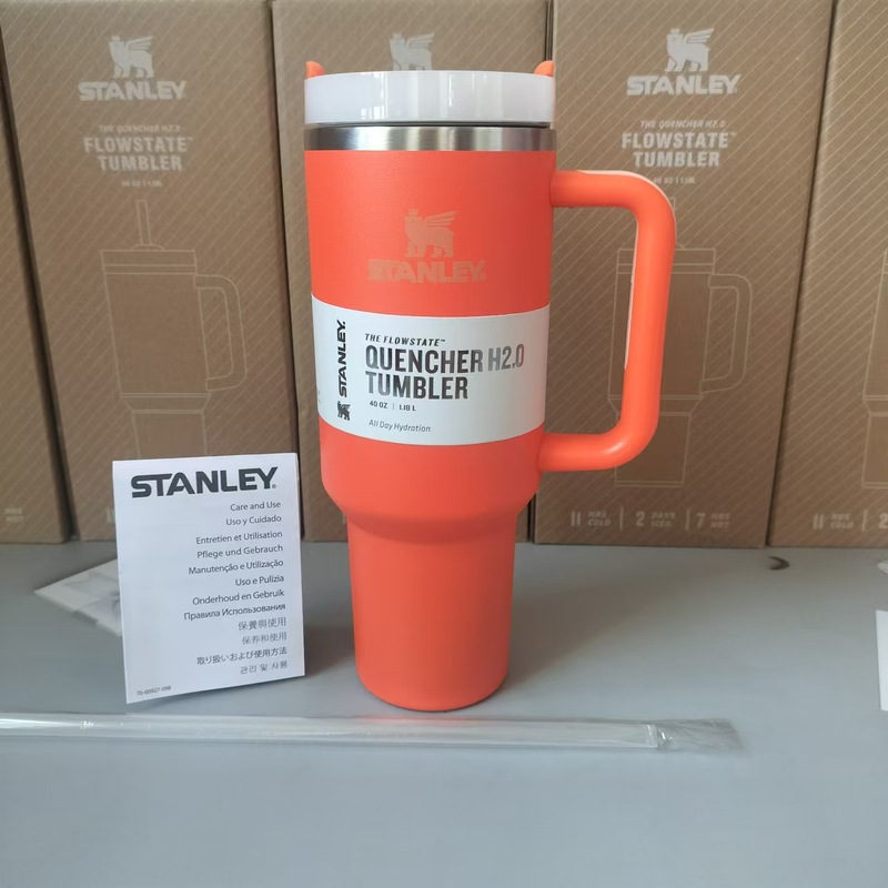 跨境亚马逊史丹利保温杯stanley2代40OZ大容量冰霸不锈钢车载吸管|undefined