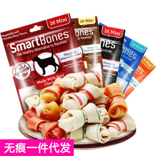 Smartbones Dog Teething Stick Snacks Pet Chew Gum for Large and Small Size Dogss 16 Pieces