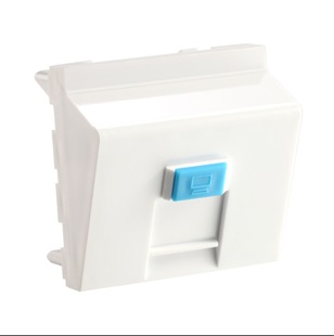Single Hole French Panel Oblique Mouth Panel 45x45 Panel 45 Degree Information Panel Network Module Panel