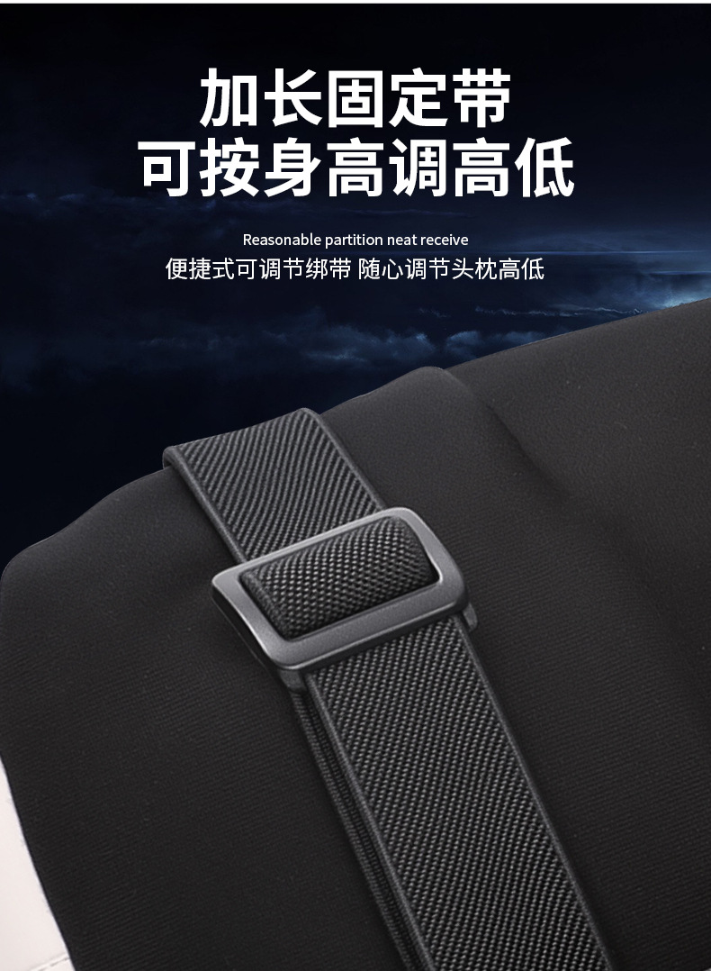Suitable for Byd Xia Car Lumbar Cushion Neck Pillow Set Original Beige Car Pillow Neck Pillow Cushion