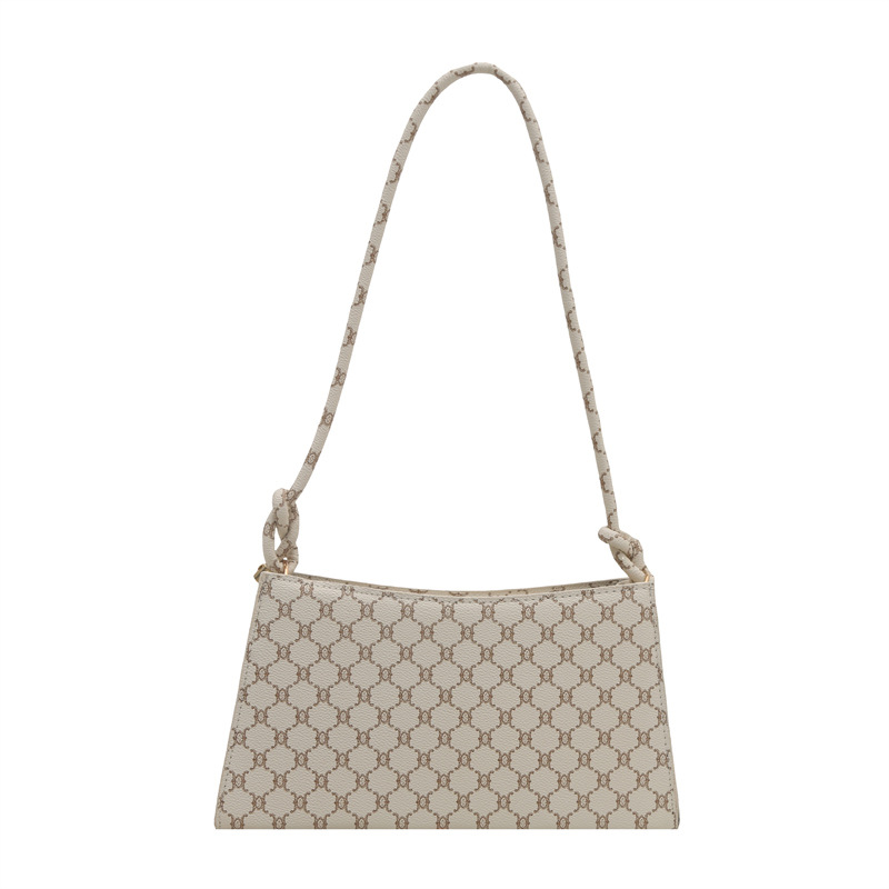 Bolsos bolsos de mujer 2025 primavera y verano nuevo estilo simple bolso de palo francés de cercanías impreso axila hombro pequeño mensajero pequeño bolso cuadrado
