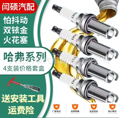 Adapted to Great Wall Haver H6 Spark Plug Double Iridium Gold H5H1H2H3M4M6 Tengyi C50C30 Brilliant H7H8 Fengjun