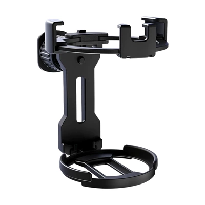 Cross-Border Hot-Selling Car Water Cup Holder and Phone Holder Two-In-One, Gravity Phone Holder for Air Vent, Portable and Foldable (Car cup holder/beverage holder) - black-2-in-1-water-cup-holder-mt1624